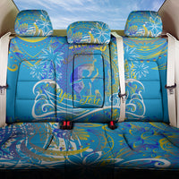 Father's Day Tuvalu Back Car Seat Cover Special Dad Polynesia Paradise DT02 One Size Blue - Polynesian Pride