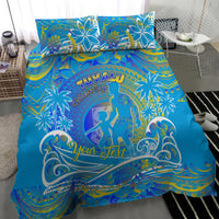 Father's Day Tuvalu Bedding Set Special Dad Polynesia Paradise DT02 - Polynesian Pride