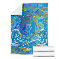 Father's Day Tuvalu Blanket Special Dad Polynesia Paradise DT02 - Polynesian Pride