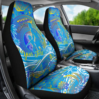 Father's Day Tuvalu Car Seat Cover Special Dad Polynesia Paradise DT02 - Polynesian Pride
