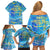 Father's Day Tuvalu Family Matching Off Shoulder Short Dress and Hawaiian Shirt Special Dad Polynesia Paradise