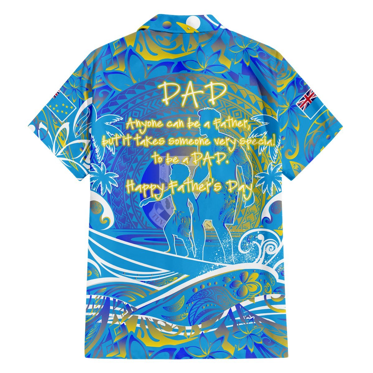 Father's Day Tuvalu Hawaiian Shirt Special Dad Polynesia Paradise DT02 - Polynesian Pride