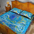 Father's Day Tuvalu Quilt Bed Set Special Dad Polynesia Paradise