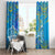 Father's Day Tuvalu Window Curtain Special Dad Polynesia Paradise