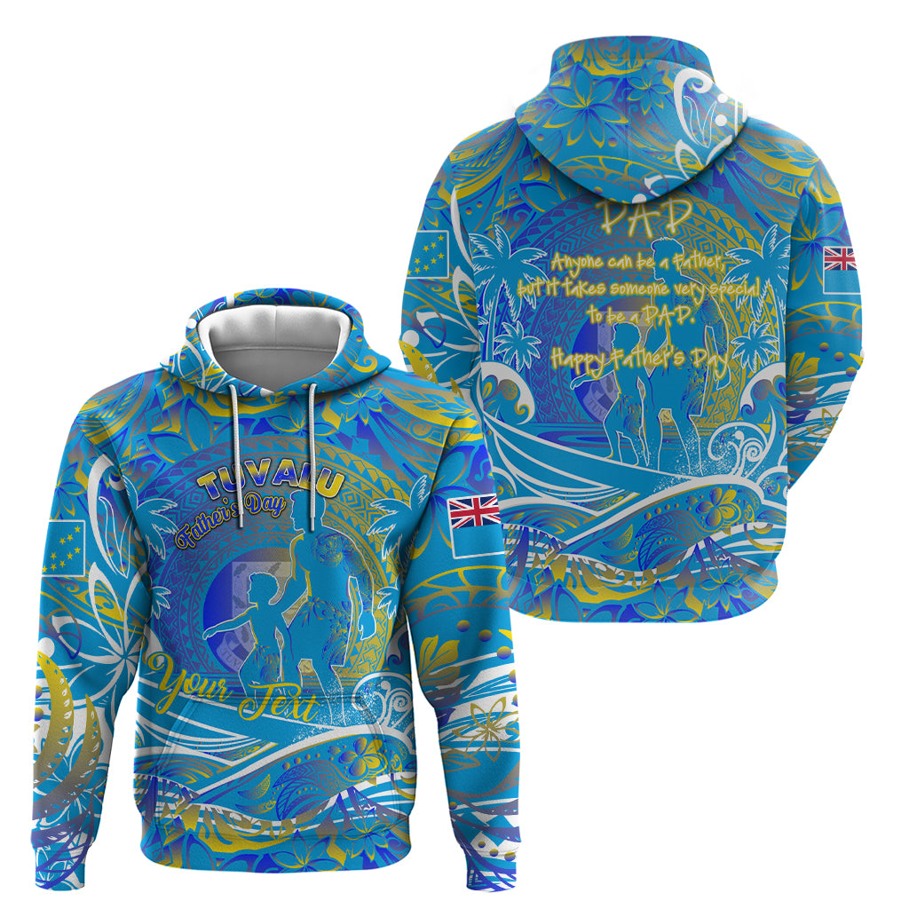 Father's Day Tuvalu Zip Hoodie Special Dad Polynesia Paradise DT02 - Polynesian Pride