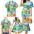 Guam Christmas Family Matching Mermaid Dress and Hawaiian Shirt Santa Claus Beach and Wave DT02 - Polynesian Pride