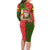 Hawaii Christmas Family Matching Long Sleeve Bodycon Dress and Hawaiian Shirt Mele Kalikimaka Kanaka Maoli DT02 - Polynesian Pride