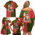 Hawaii Christmas Family Matching Off Shoulder Short Dress and Hawaiian Shirt Mele Kalikimaka Kanaka Maoli DT02 - Polynesian Pride