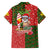 Hawaii Christmas Family Matching Off Shoulder Short Dress and Hawaiian Shirt Mele Kalikimaka Kanaka Maoli DT02 - Polynesian Pride