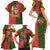 Hawaii Christmas Family Matching Short Sleeve Bodycon Dress and Hawaiian Shirt Mele Kalikimaka Kanaka Maoli DT02 - Polynesian Pride