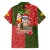 Hawaii Christmas Family Matching Short Sleeve Bodycon Dress and Hawaiian Shirt Mele Kalikimaka Kanaka Maoli DT02 - Polynesian Pride