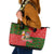 Hawaii Christmas Leather Tote Bag Mele Kalikimaka Kanaka Maoli DT02 Art - Polynesian Pride