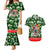 Guam Christmas Couples Matching Mermaid Dress and Hawaiian Shirt Felis Pusgua Tropical Xmas Patterns DT02 Green - Polynesian Pride