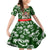 Guam Christmas Family Matching Mermaid Dress and Hawaiian Shirt Felis Pusgua Tropical Xmas Patterns DT02 Daughter's Dress Green - Polynesian Pride