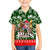 Guam Christmas Family Matching Off Shoulder Short Dress and Hawaiian Shirt Felis Pusgua Tropical Xmas Patterns DT02 Son's Shirt Green - Polynesian Pride