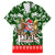 Guam Christmas Family Matching Short Sleeve Bodycon Dress and Hawaiian Shirt Felis Pusgua Tropical Xmas Patterns DT02 Dad's Shirt - Short Sleeve Green - Polynesian Pride