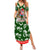 Guam Christmas Summer Maxi Dress Felis Pusgua Tropical Xmas Patterns DT02 Women Green - Polynesian Pride