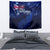 Personalised New Zealand Tapestry Aotearoa Map Silver Fern DT02 - Polynesian Pride