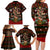 Meri Kirihimete New Zealand Family Matching Long Sleeve Bodycon Dress and Hawaiian Shirt Christmas Kiwi Maori DT02 - Polynesian Pride