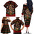 Meri Kirihimete New Zealand Family Matching Off Shoulder Long Sleeve Dress and Hawaiian Shirt Christmas Kiwi Maori DT02 - Polynesian Pride