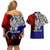 Philippines Bonifacio Day Couples Matching Off Shoulder Short Dress and Hawaiian Shirt DT02 - Polynesian Pride