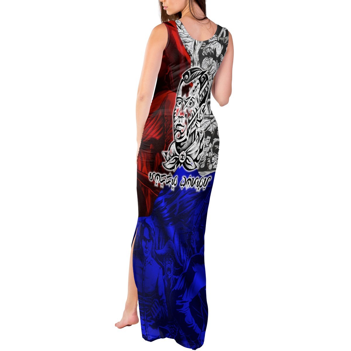 Philippines Bonifacio Day Tank Maxi Dress DT02 - Polynesian Pride