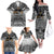 New Zealand Family Matching Off Shoulder Long Sleeve Dress and Hawaiian Shirt Rugby Aotearoa Champions DT02 - Polynesian Pride