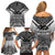 New Zealand Family Matching Off Shoulder Short Dress and Hawaiian Shirt Rugby Aotearoa Champions DT02 - Polynesian Pride