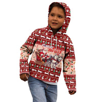 Dog Sled Christmas Kid Hoodie Husky Sleigh Ride Design DT02 - Polynesian Pride