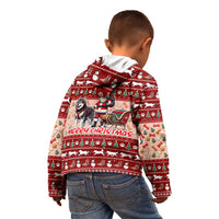 Dog Sled Christmas Kid Hoodie Husky Sleigh Ride Design DT02 - Polynesian Pride