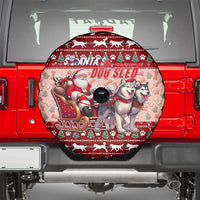Dog Sled Christmas Spare Tire Cover Husky Sleigh Ride Design DT02 - Polynesian Pride