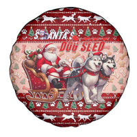 Dog Sled Christmas Spare Tire Cover Husky Sleigh Ride Design DT02 - Polynesian Pride