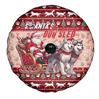 Dog Sled Christmas Spare Tire Cover Husky Sleigh Ride Design DT02 - Polynesian Pride