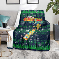 Merry Christmas New Zealand Blanket Xmas Travel Map DT02 - Polynesian Pride
