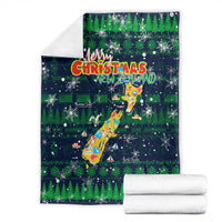 Merry Christmas New Zealand Blanket Xmas Travel Map DT02 - Polynesian Pride