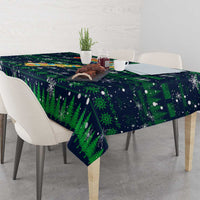 Merry Christmas New Zealand Tablecloth Xmas Travel Map DT02 - Polynesian Pride
