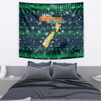 Merry Christmas New Zealand Tapestry Xmas Travel Map DT02 - Polynesian Pride