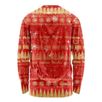 Merry Christmas Hawaii Long Sleeve Shirt Xmas Travel Map DT02 - Polynesian Pride