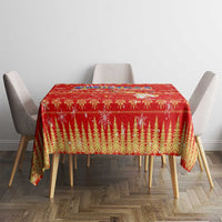Merry Christmas Hawaii Tablecloth Xmas Travel Map DT02 - Polynesian Pride