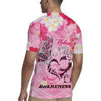 Butterfly Polynesia Breast Cancer Rugby Jersey Nobody Fights Alone Pink Out Tropical Hibiscus DT02 - Polynesian Pride