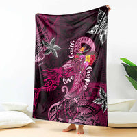 Breast Cancer Mermaid Polynesia Blanket Faith Hope Love DT02 - Polynesian Pride