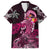 Breast Cancer Mermaid Polynesia Family Matching Long Sleeve Bodycon Dress and Hawaiian Shirt Faith Hope Love