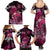 Breast Cancer Mermaid Polynesia Family Matching Summer Maxi Dress and Hawaiian Shirt Faith Hope Love