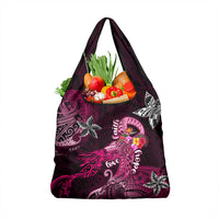 Breast Cancer Mermaid Polynesia Grocery Bag Faith Hope Love DT02 1-pack One Size Pink - Polynesian Pride