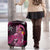 Breast Cancer Mermaid Polynesia Luggage Cover Faith Hope Love