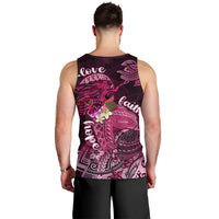 Breast Cancer Mermaid Polynesia Men Tank Top Faith Hope Love DT02 - Polynesian Pride