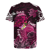 Breast Cancer Mermaid Polynesia Rugby Jersey Faith Hope Love DT02 - Polynesian Pride
