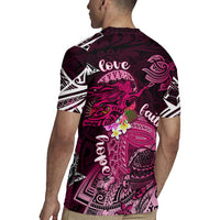 Breast Cancer Mermaid Polynesia Rugby Jersey Faith Hope Love DT02 - Polynesian Pride