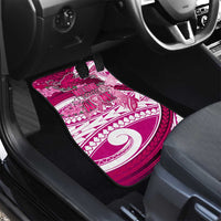 Breast Cancer Awareness Hawaii Car Mats Polynesia Girl Nobody Fights Alone DT02 - Polynesian Pride