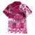 Breast Cancer Awareness Hawaii Family Matching Summer Maxi Dress and Hawaiian Shirt Polynesia Girl Nobody Fights Alone